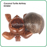 Coconut Turtle Ashtray